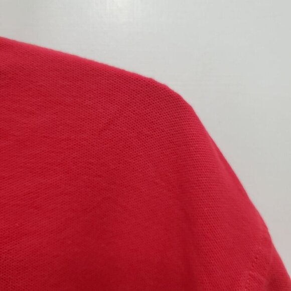 Nautica Men's Y2K Red White Blue Colorblock All Cotton Preppy SS Polo Shirt‎ XL - Picture 2 of 7